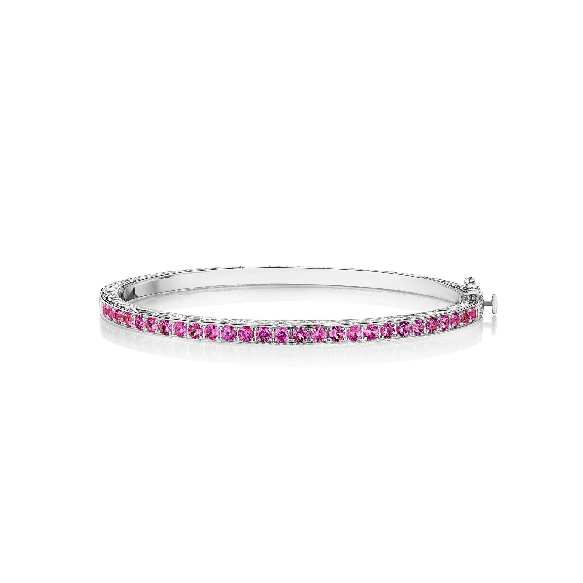 Pink Sapphire Bangle
