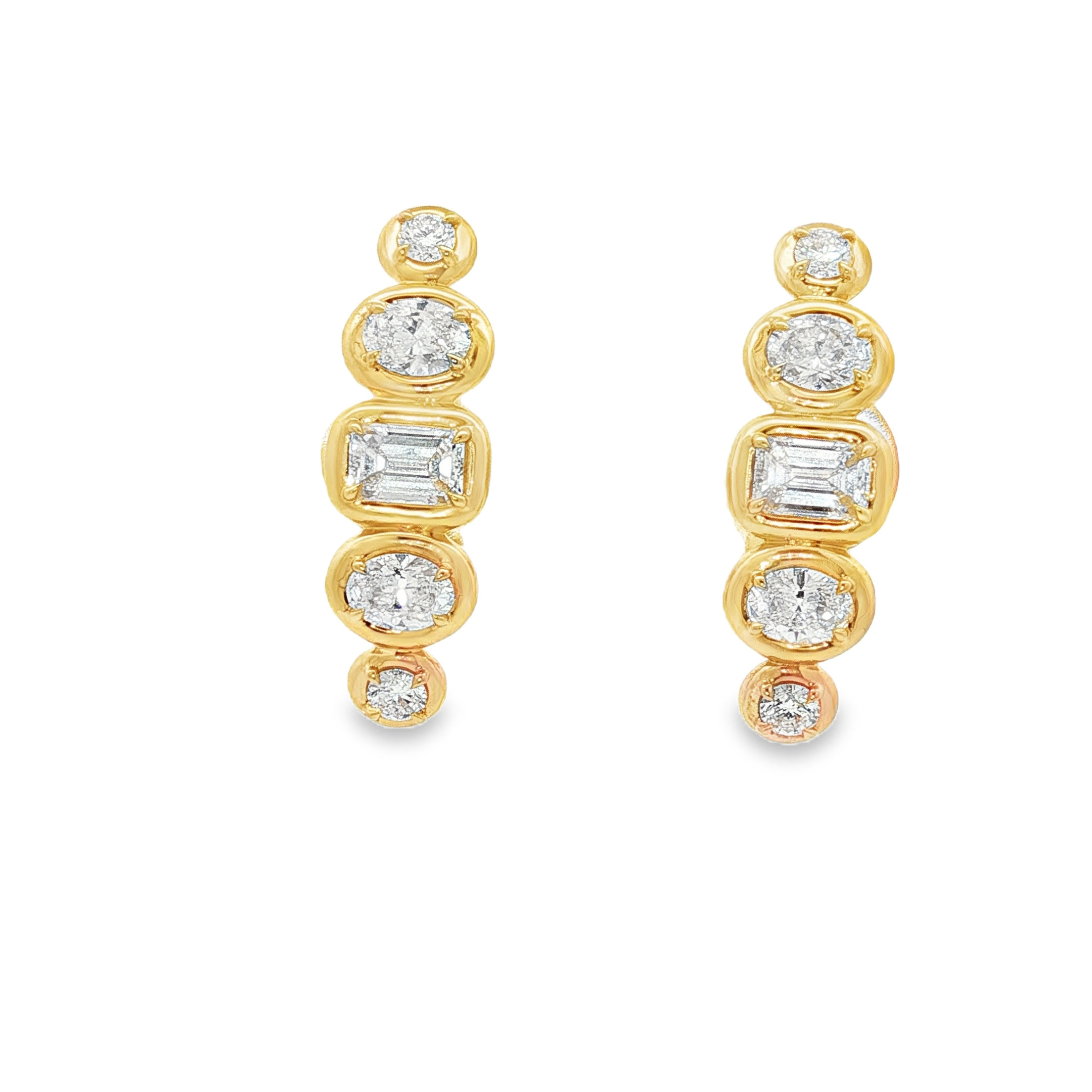 Kwiat 18K Yellow Gold Starry Night Diamond Earrings