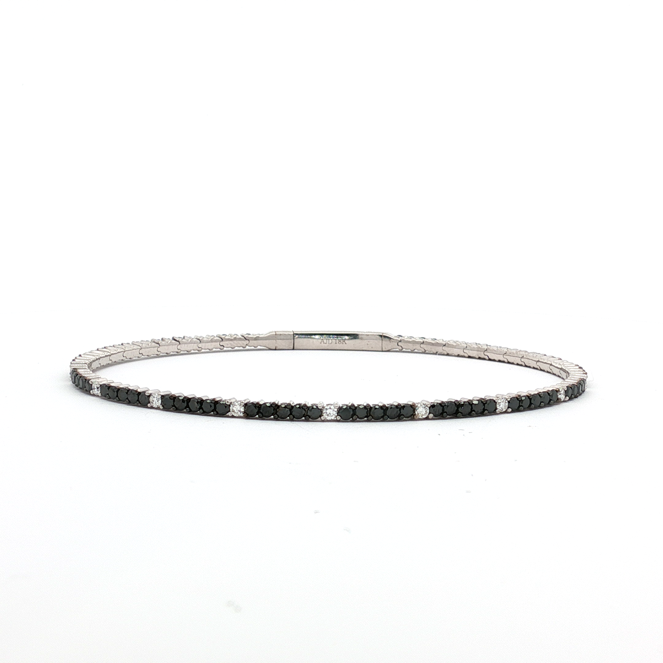 18W 1.60TW BLK DIA 0.27 GH SI FLEX BANGLE BRACELET