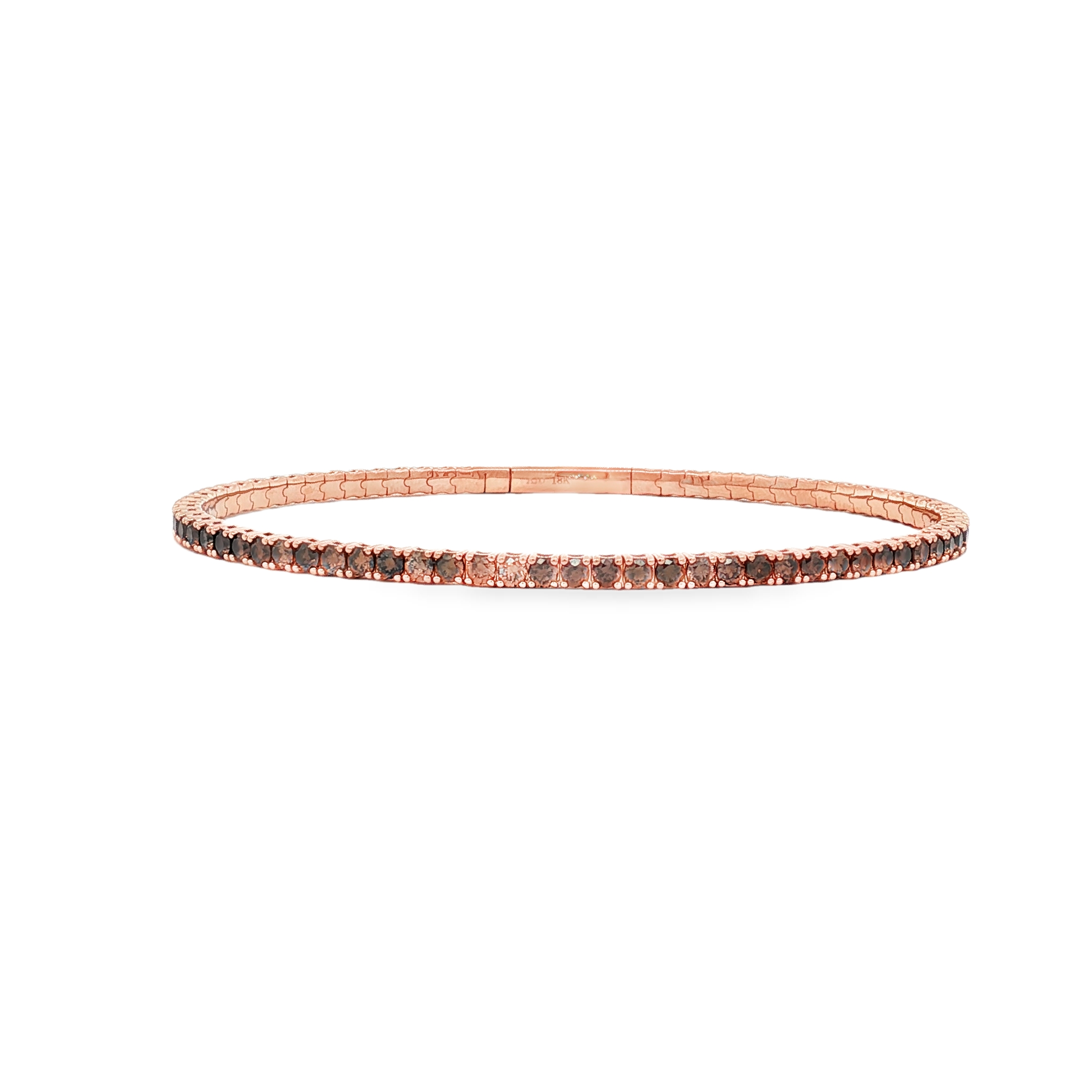 18R 1.85TW BROWN DIAMOND FLEX BANGLE