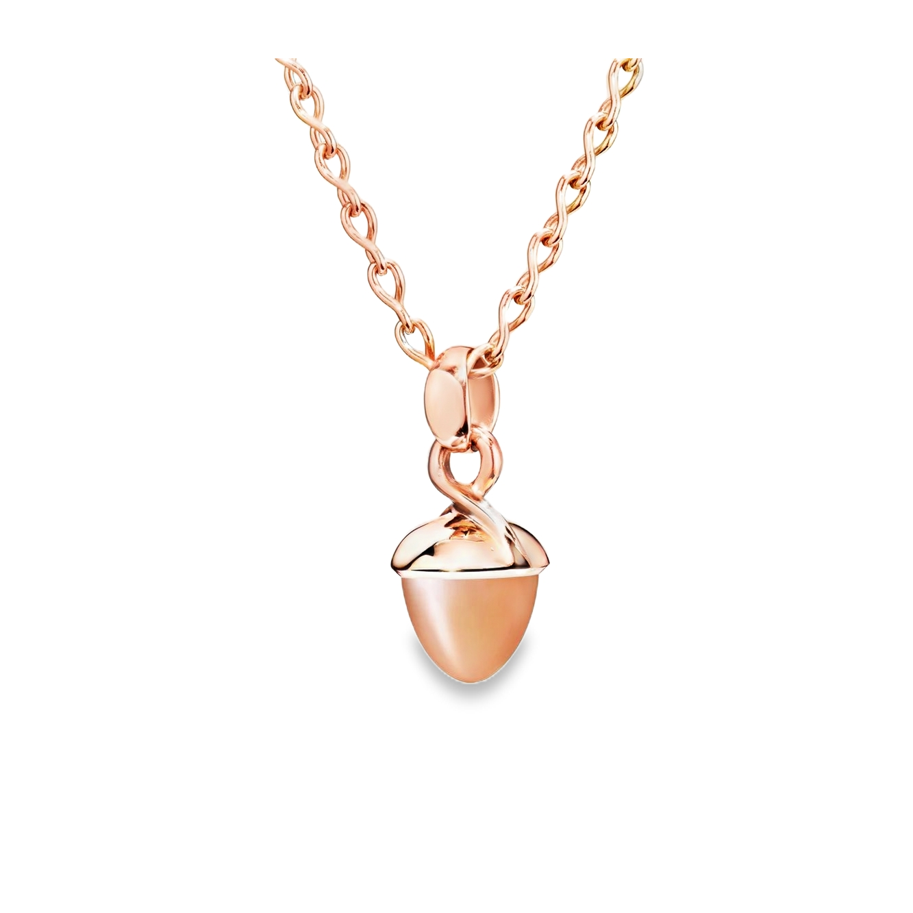 Tamara Comolli 18K Rose Gold Brown Moonstone Pendant