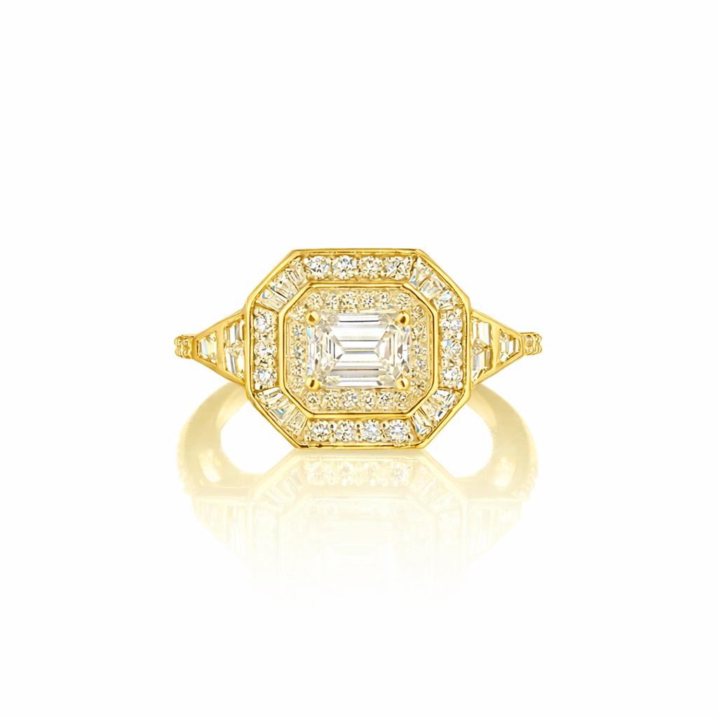 18Y P.PREVILLE 1.51TW GH VSSI 50TH ANNIVERSARY DECO RING