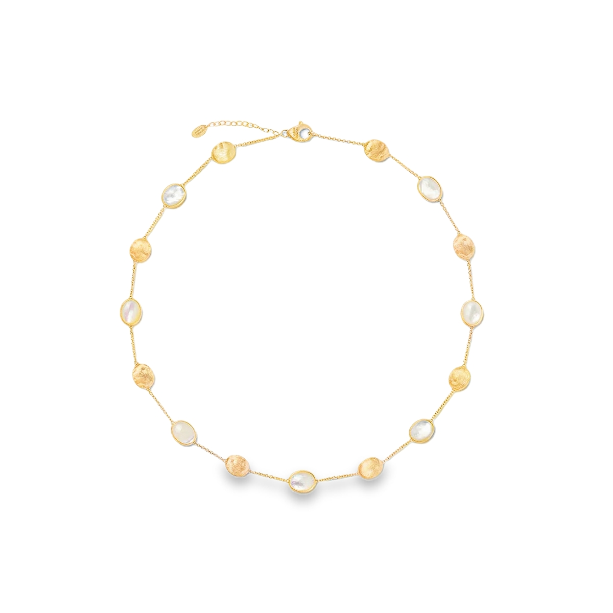 Marco Bicego 18K Yellow Gold Siviglia Mother of Pearl Necklace