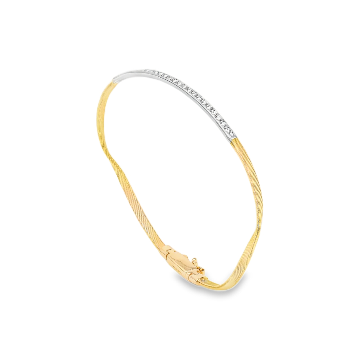 Marco Bicego 18K Yellow and White Gold Marrakech Diamond Bracelet - SG39_B_YW_M5