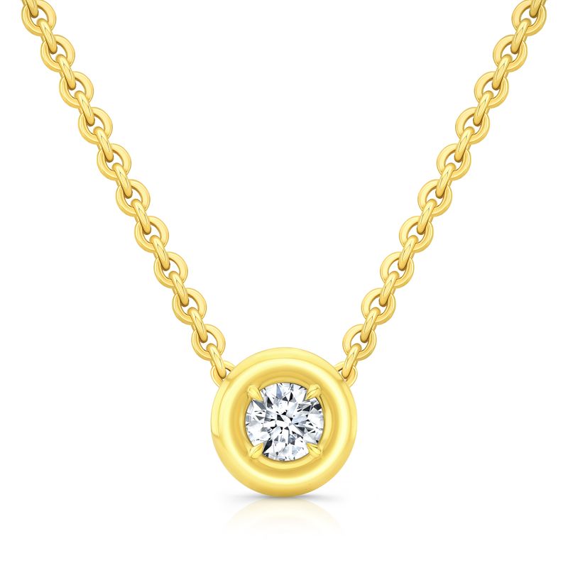 Rahaminov 18K Yellow Gold Diamond Necklace - NK-9107