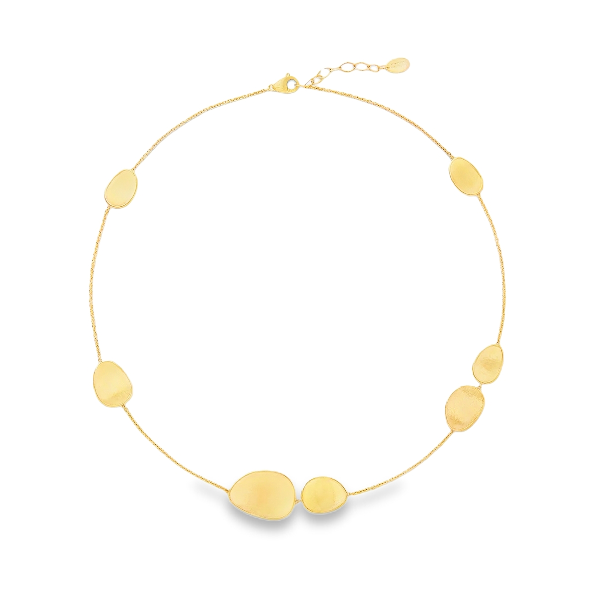 Marco Bicego 18K Yellow Gold Lunaria Small Petal Station Necklace