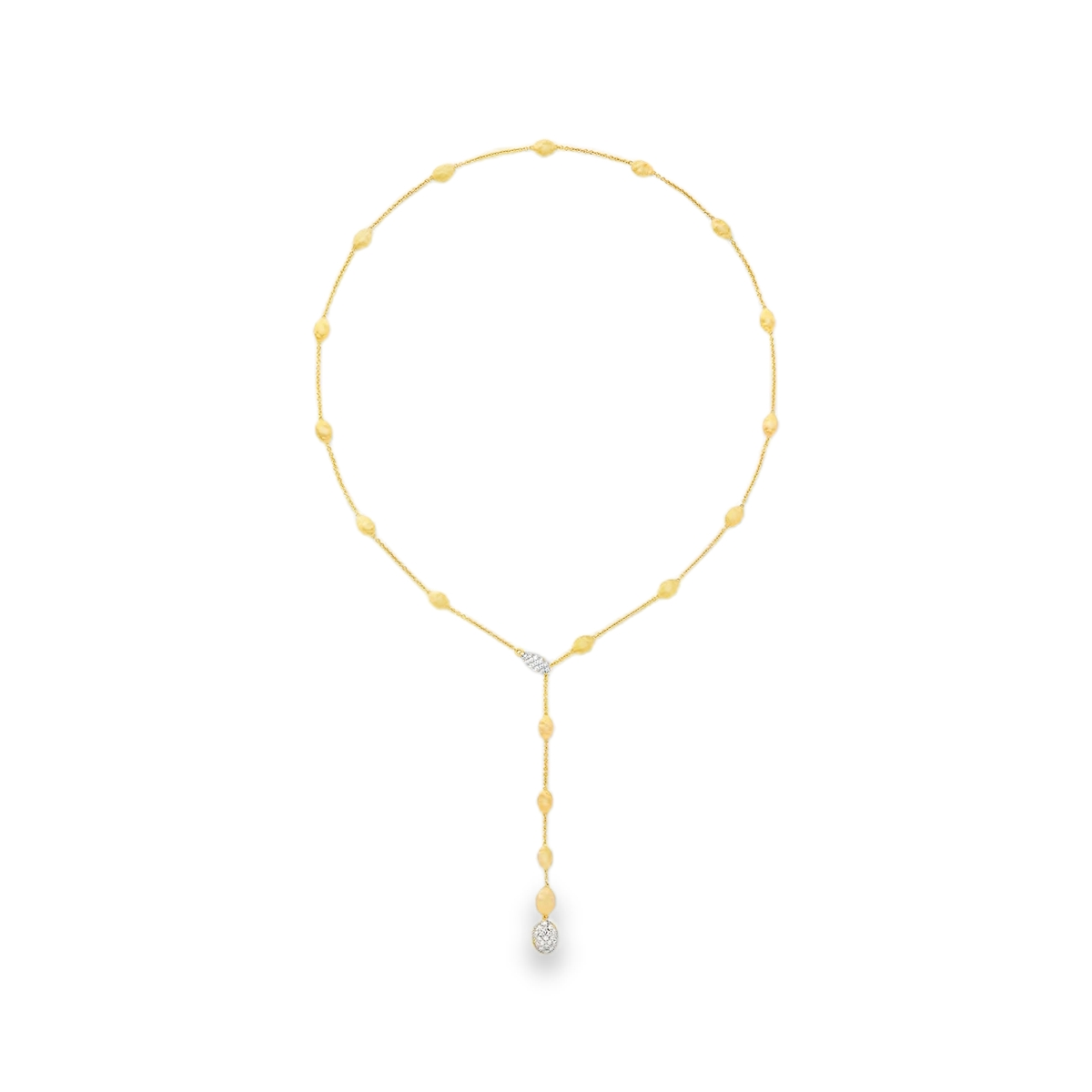 Marco Bicego 18K Yellow Gold Siviglia Lariat with Diamond Accents