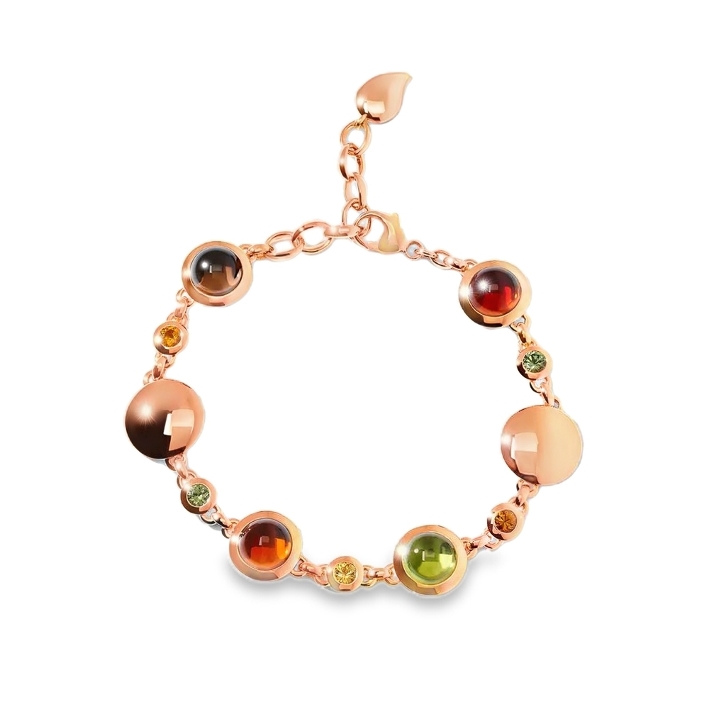 Tamara Comolli 18K Rose Gold Bouton Mixed Color Bracelet