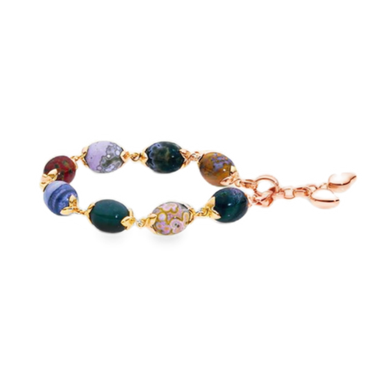 Tamara Comolli 18K Rose Gold Ocean Jasper Bracelet itemprop=