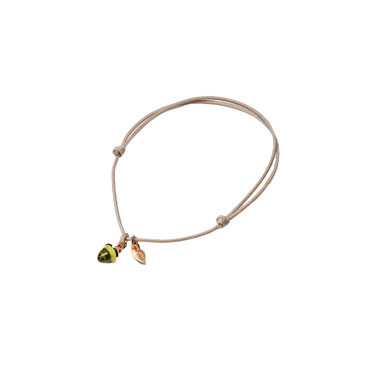 Tamara Comolli 18K Rose Gold Mikado Peridot Bracelet