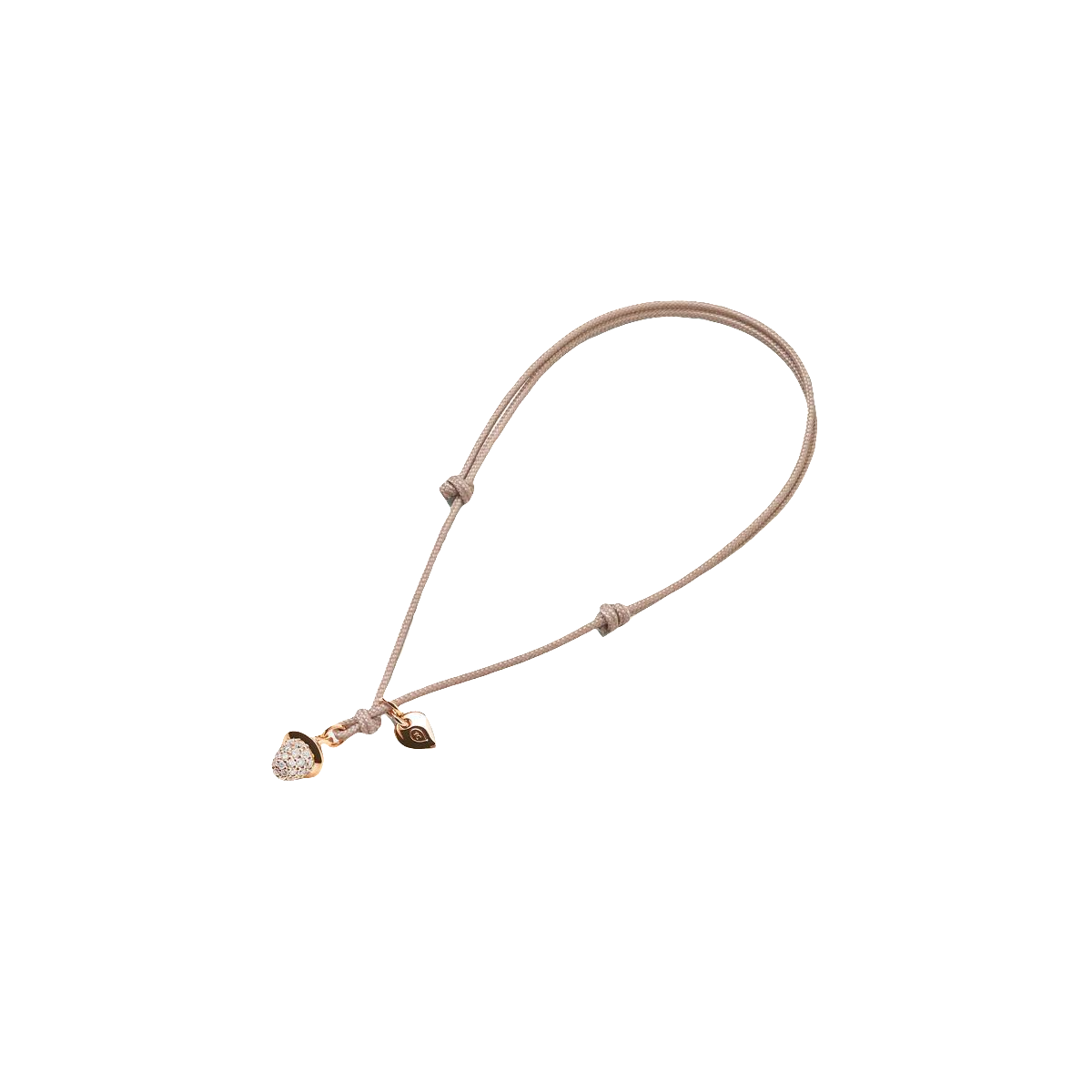 Tamara Comolli 18K Rose Gold Mikado Pave Diamond Bracelet