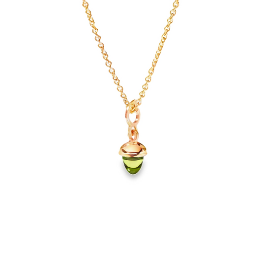 18R T.COMOLLI PERIDOT MINIMIKADO  PENDANT