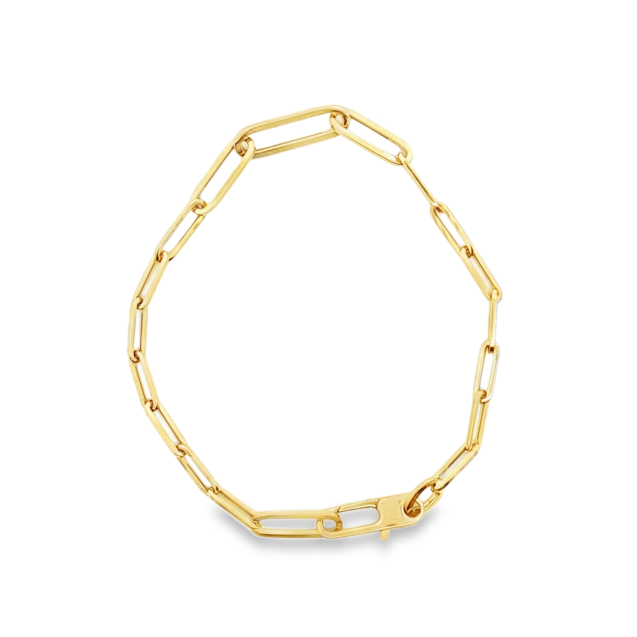 Roberto Coin 18K Yellow Gold Designer Gold Paperclip Bracelet