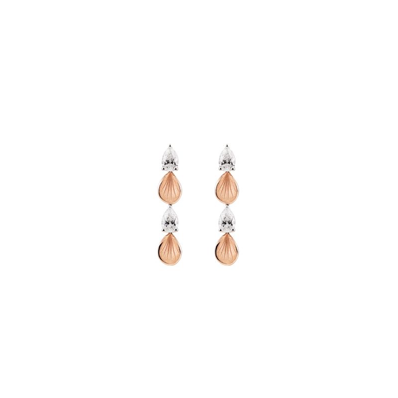 Cammilli Firenze 18K White Gold Divina Diamond Drop Earrings