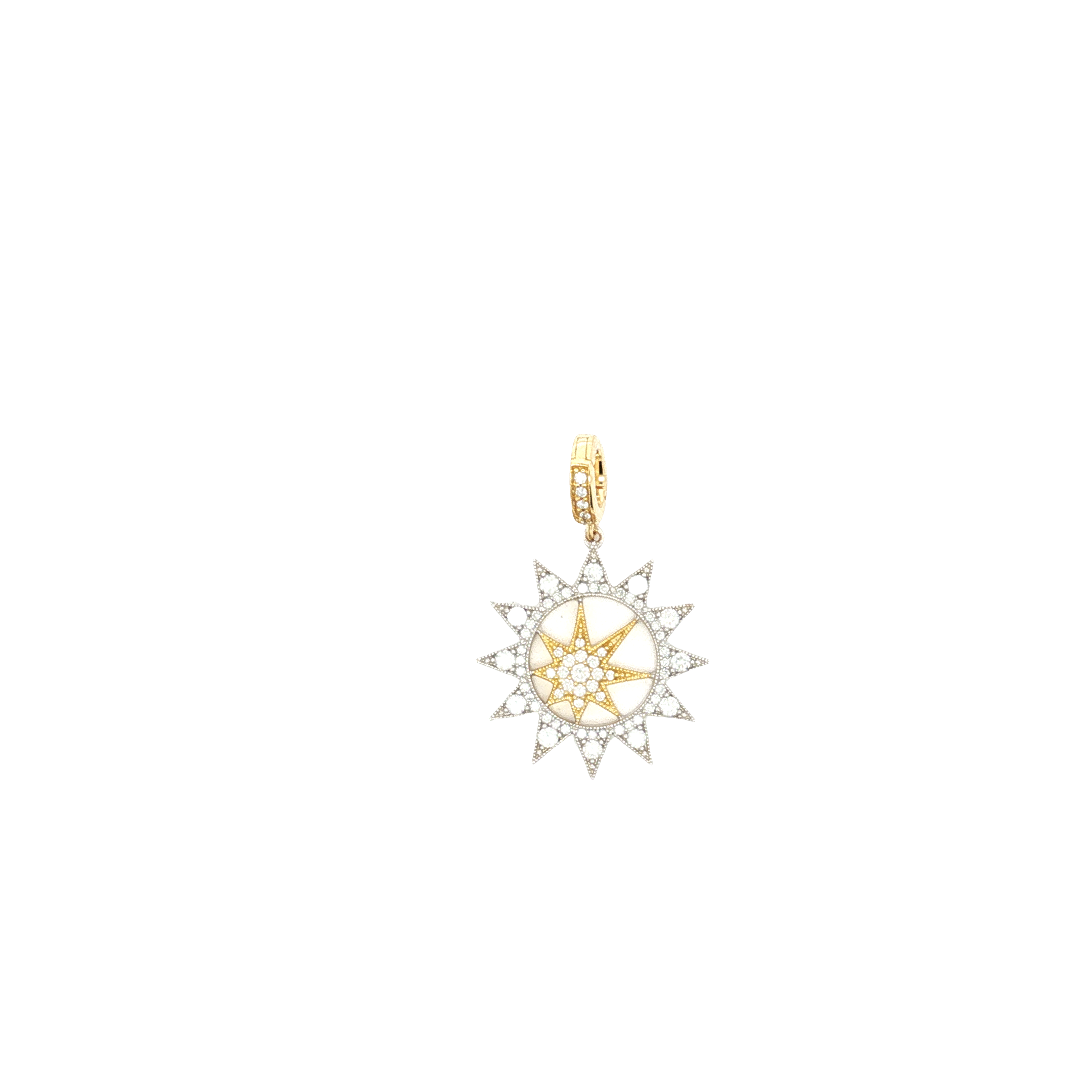 Penny Preville 18K Yellow and White Gold Celestial Dreams Diamond Pendant