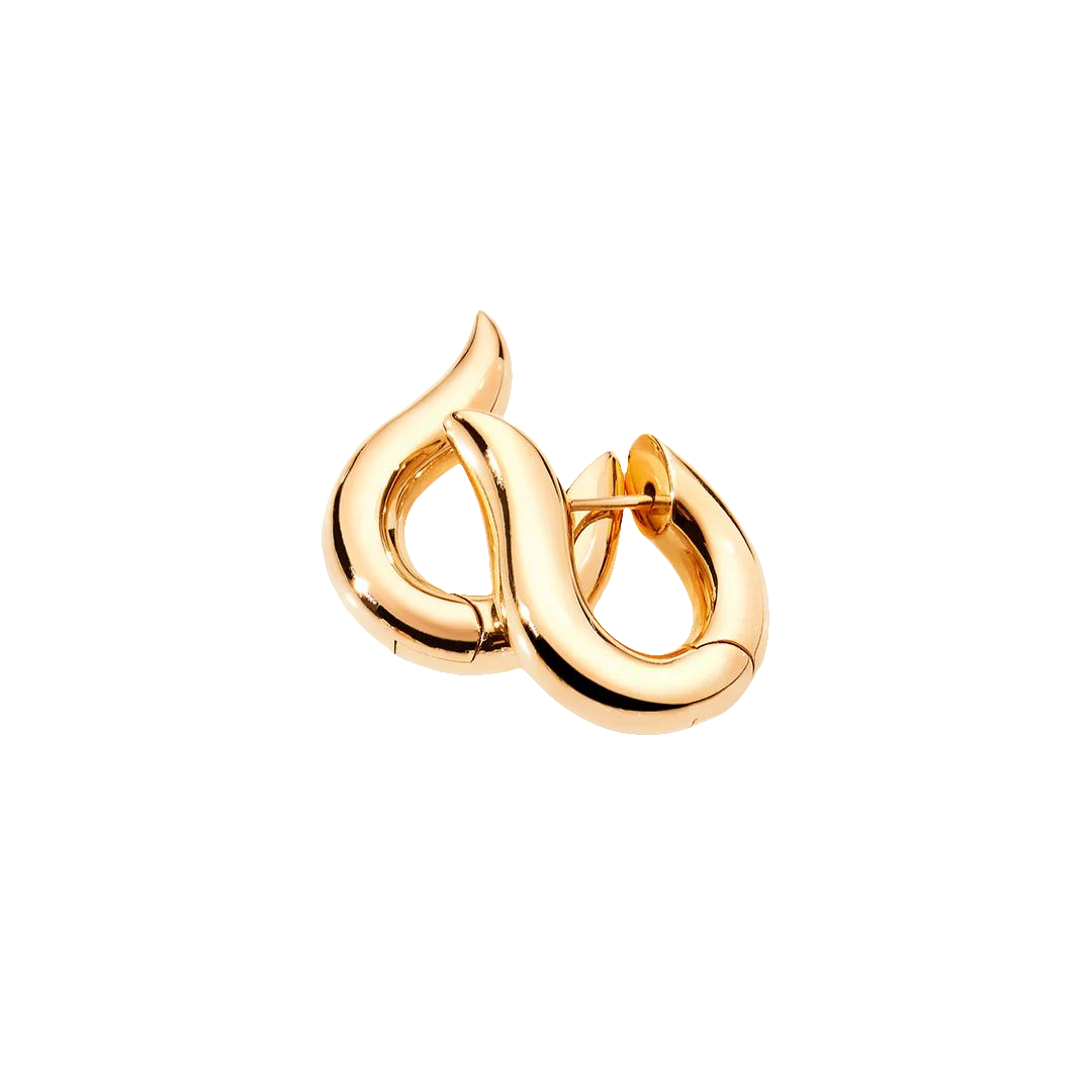 Tamara Comolli 18K Yellow Gold Signature Large Hoop Earrings