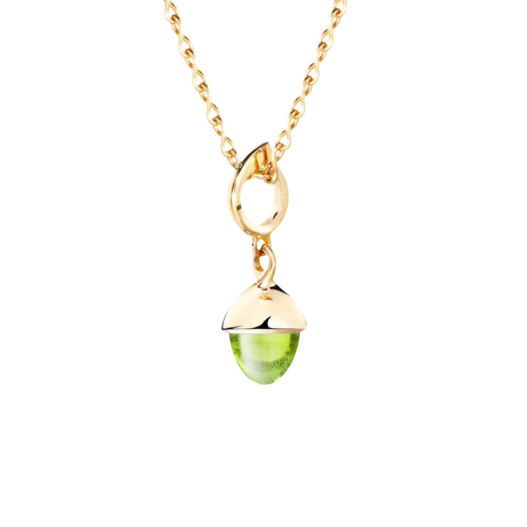 Tamara Comolli 18K Yellow Gold Mikado Peridot Flamenco Pendant