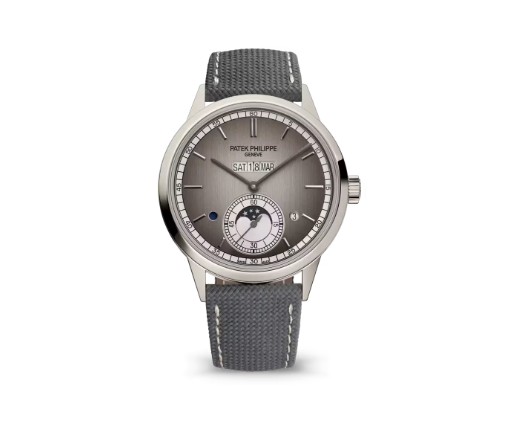 PATEK PHILIPPE GRAND COMPLICATIONS PT SILVERY DIAL STRAP