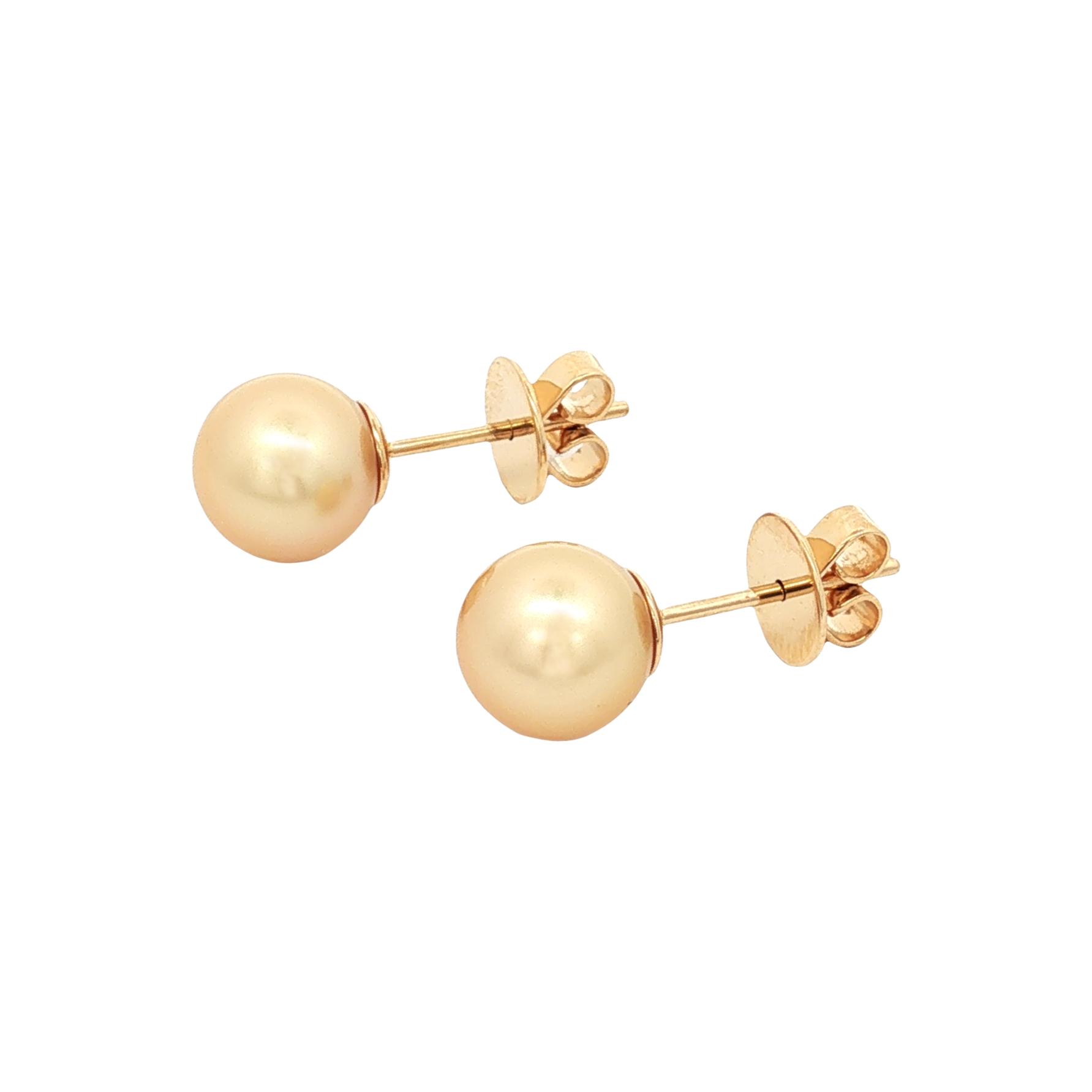 Jewelmer 18K Yellow Gold South Sea Pearl Stud Earrings