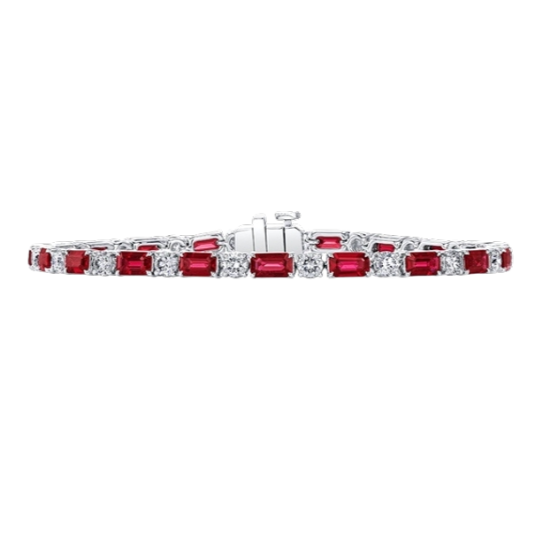 18W 5.62TW RUBY 2.32TW RBC GH SI LINE BRACELET