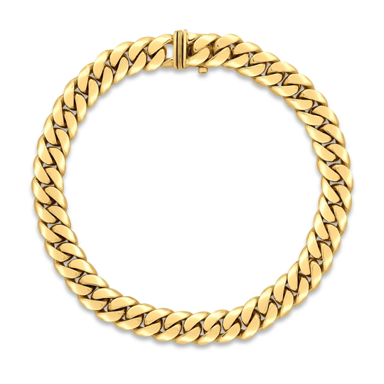 Roberto Coin 18K Yellow Gold Designer Gold Classic Curb Link Bracelet - 6511