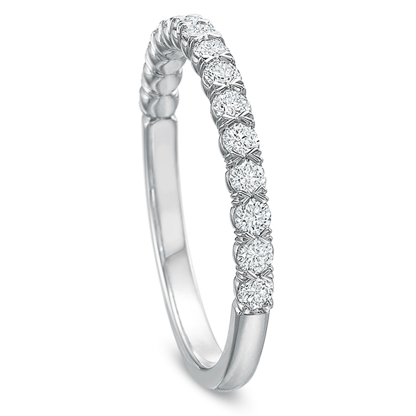 Precision Set 18K Yellow Gold Diamond Band - 6078
