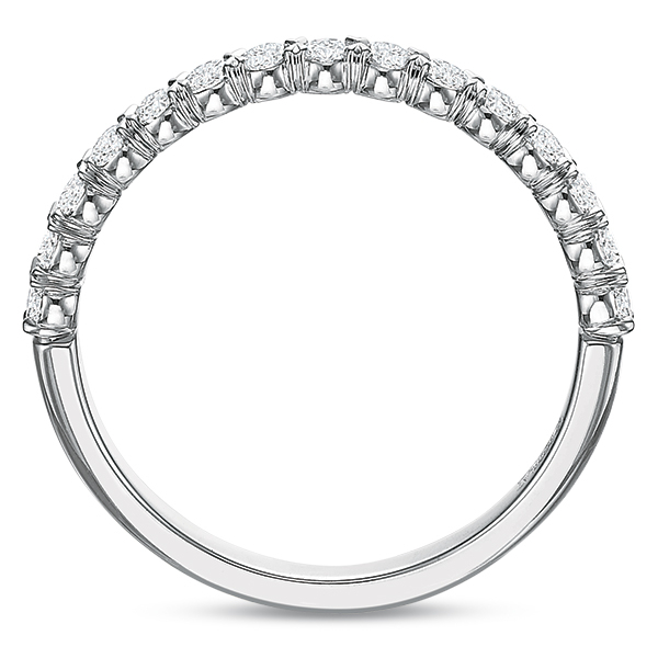 Precision Set 18K Yellow Gold Diamond Band