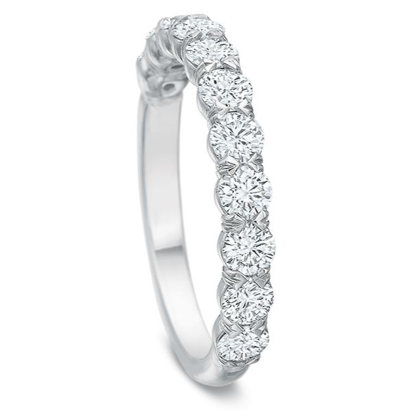 Precision Set Platinum Diamond Band