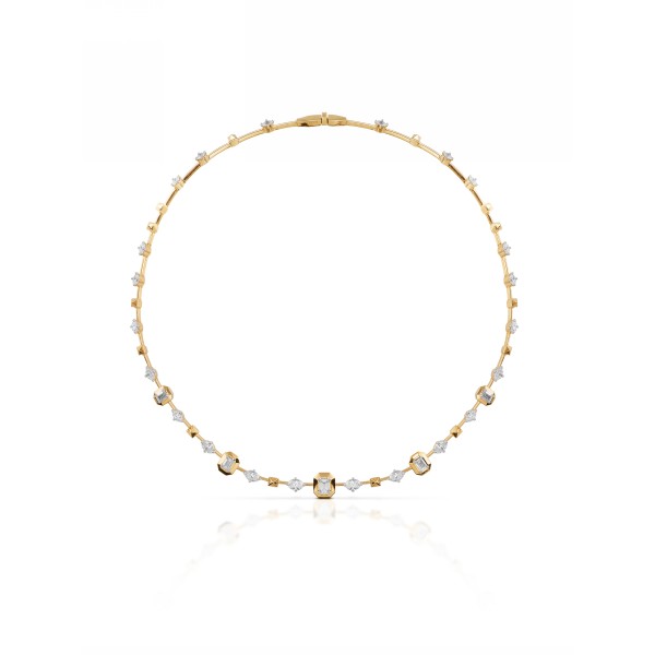 Mariani 18K Yellow Gold Diamond Necklace - 03986CO