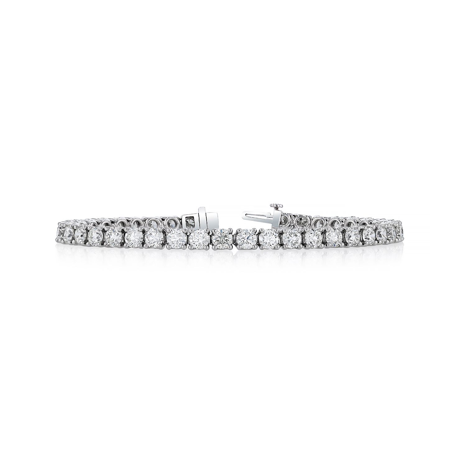 18K White Gold Diamond Tennis Bracelet - FB109B84P 199742