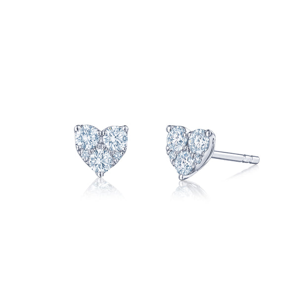 Kwiat 18K White Gold Diamond Stud Earrings - 6469
