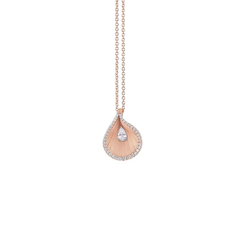 18K PINK CHAMPAGNE CAMMILLI FIRENZE 0.22TW G VS NECKLACE