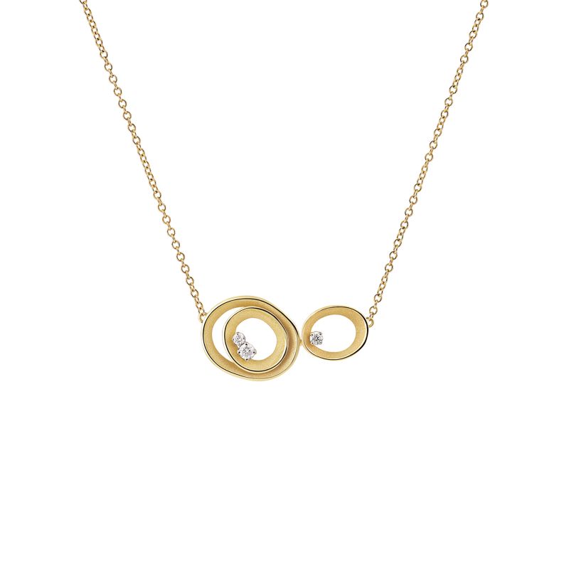 18Y YELLOW SUNRISE GOLD 0.15TW G VS CAMMILLI FIRENZE DUNE NECKLACE