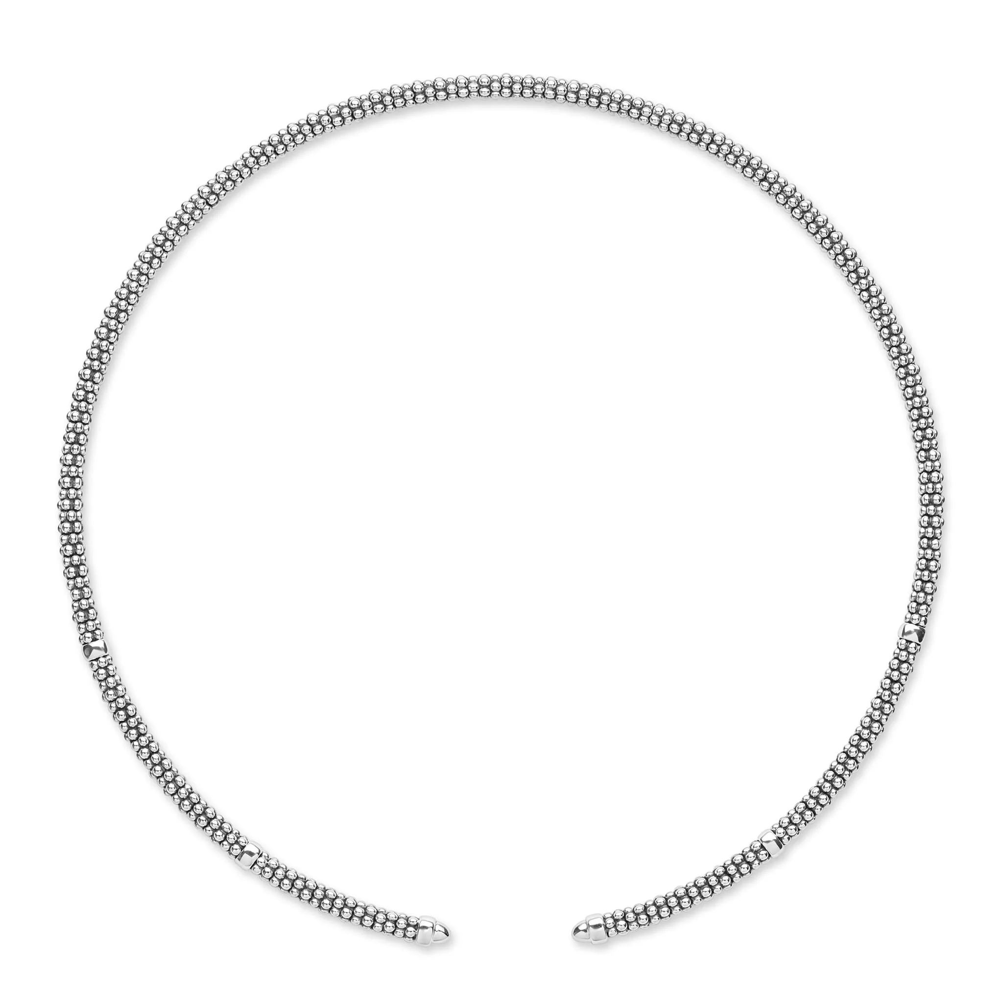 LAGOS Sterling Silver Signature Caviar Mini Versa Necklace - 6263