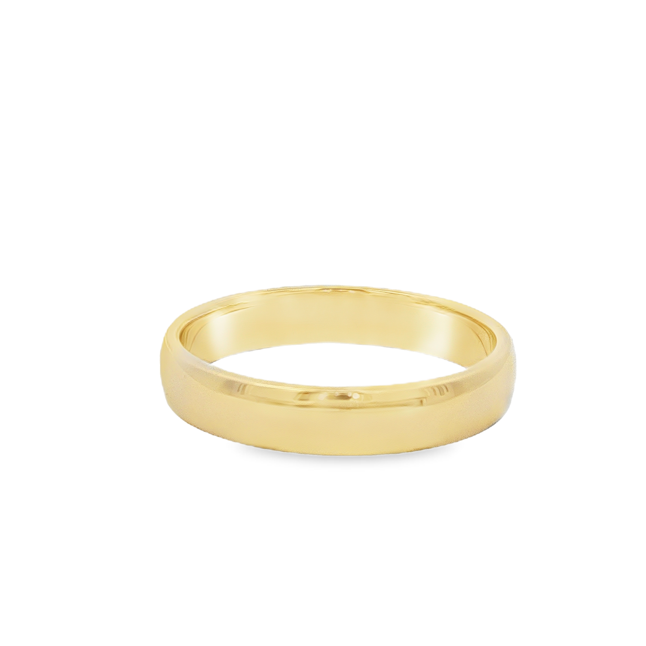 European Cut Low Dome Wedding Band - 6192