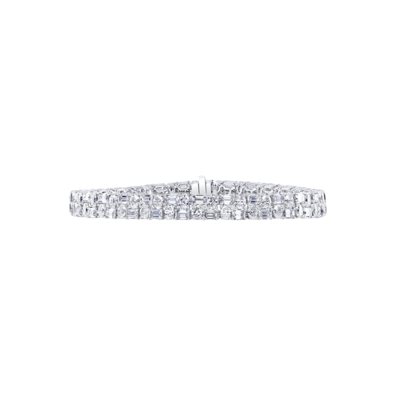 18W 14.04TW GH VS MIXED CUT BRACELET - 6196