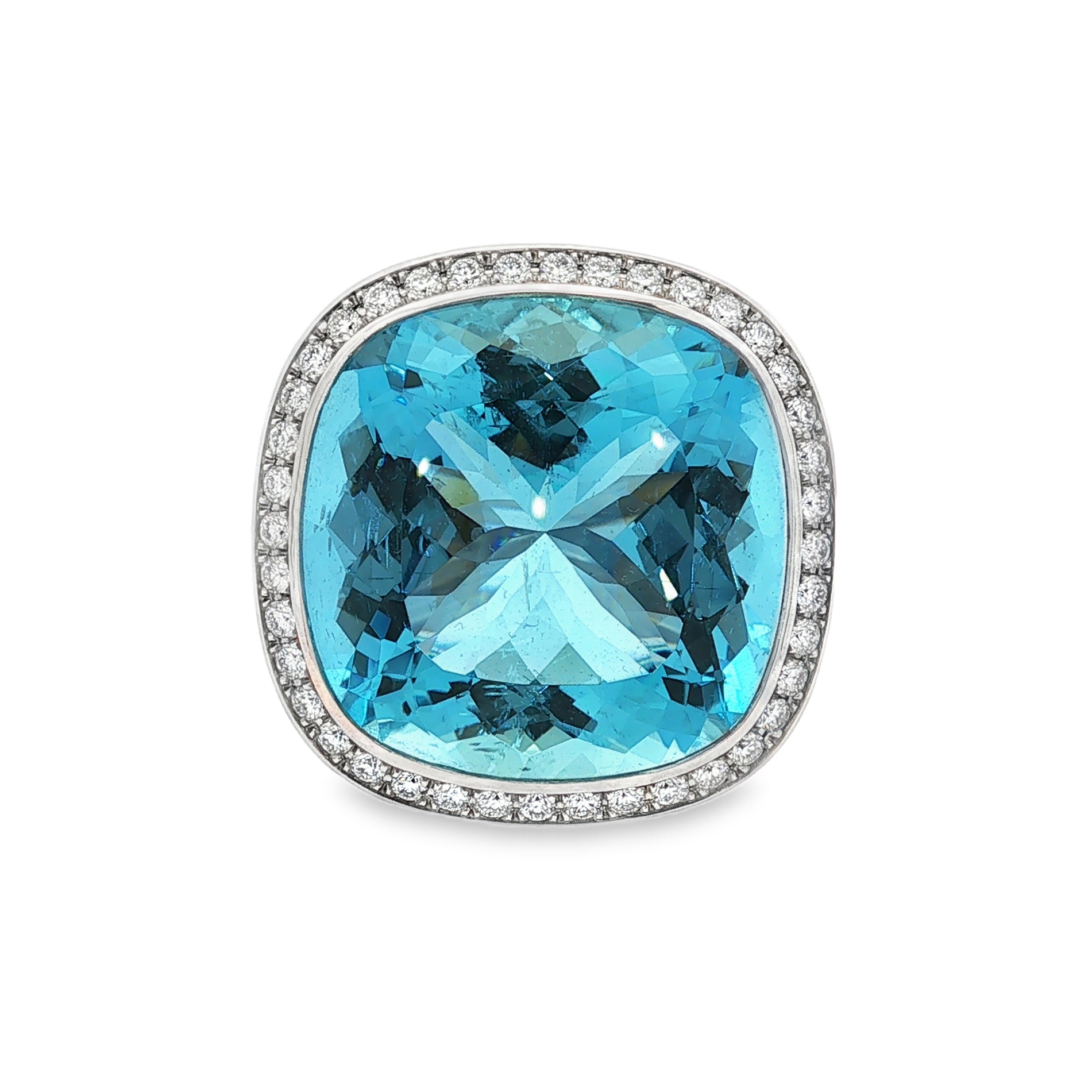 18W 35.75CT CUSH SANTA MARIA AQUAMARINE 2.40TW F VS RING