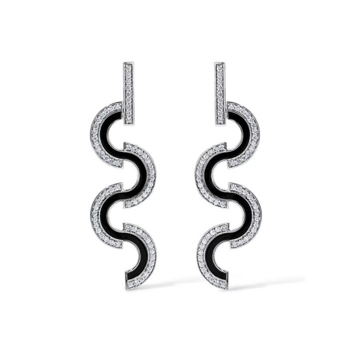 PT BRADY LEGLER 1.04TW GH SI WAVE DROP EARRINGS - 6322