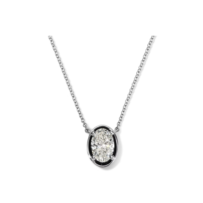 PT BRADY LEGLER 0.75CT GH SI SOLITAIRE NECKLACE - BL-NO-N-002-PT-BE-D