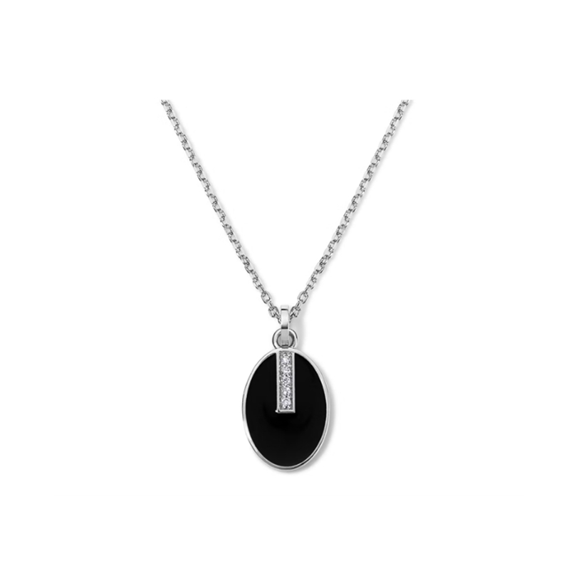 PT BRADY LEGLER 0.02TW GH SI BLACK ENAMEL PENDANT - 6328