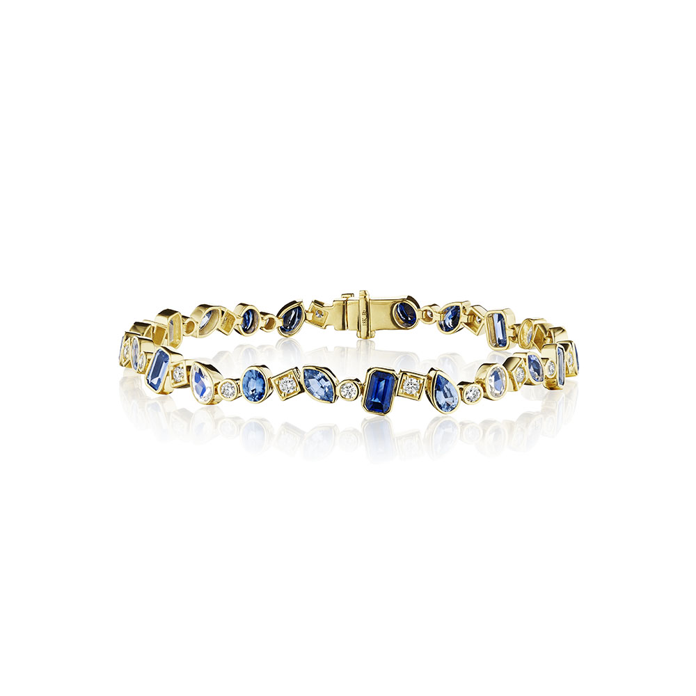 Penny Preville 18K Yellow Gold Mixed Stone Bracelet - 6540