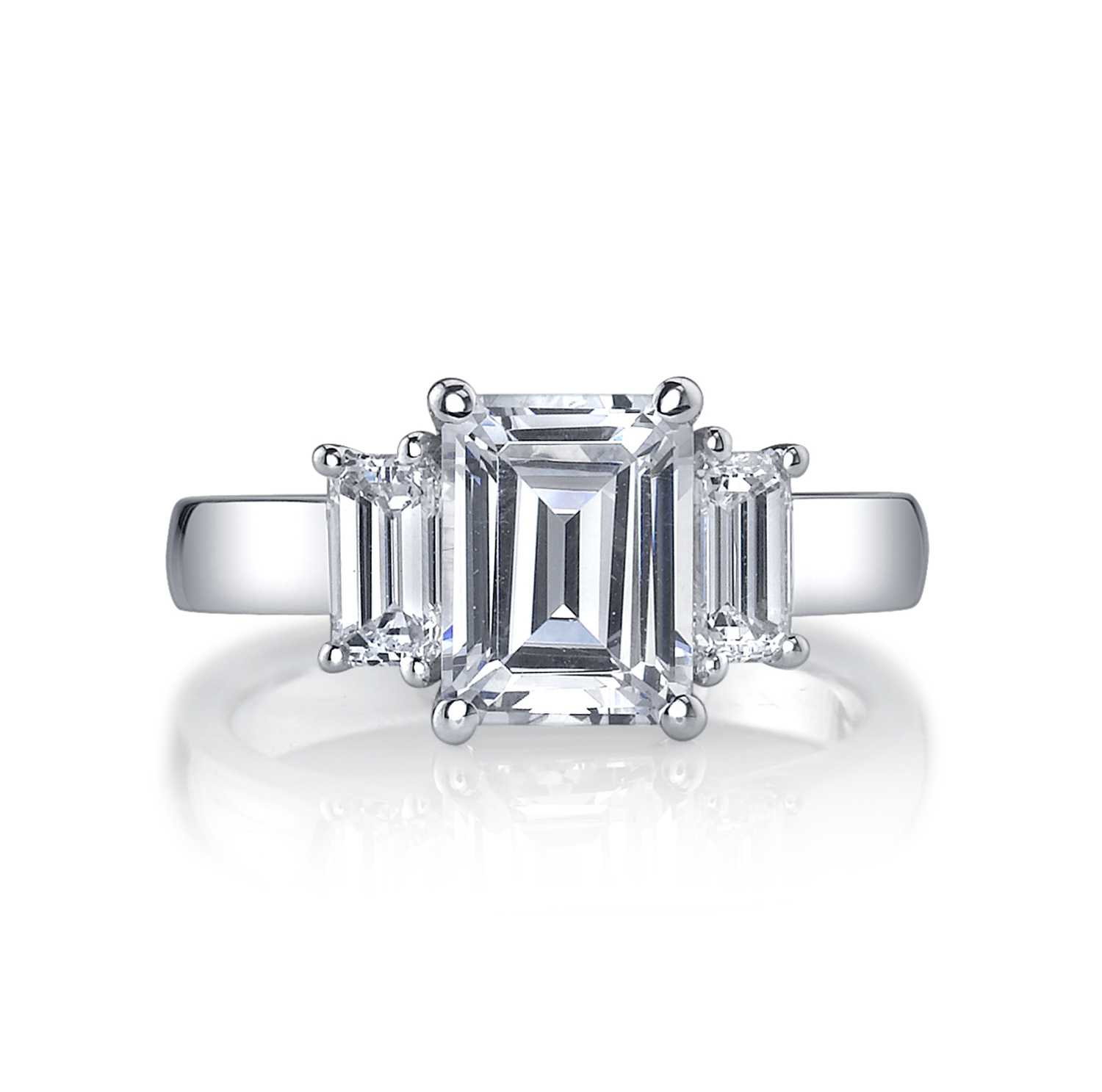 Platinum Diamond Semi Mount - 6433