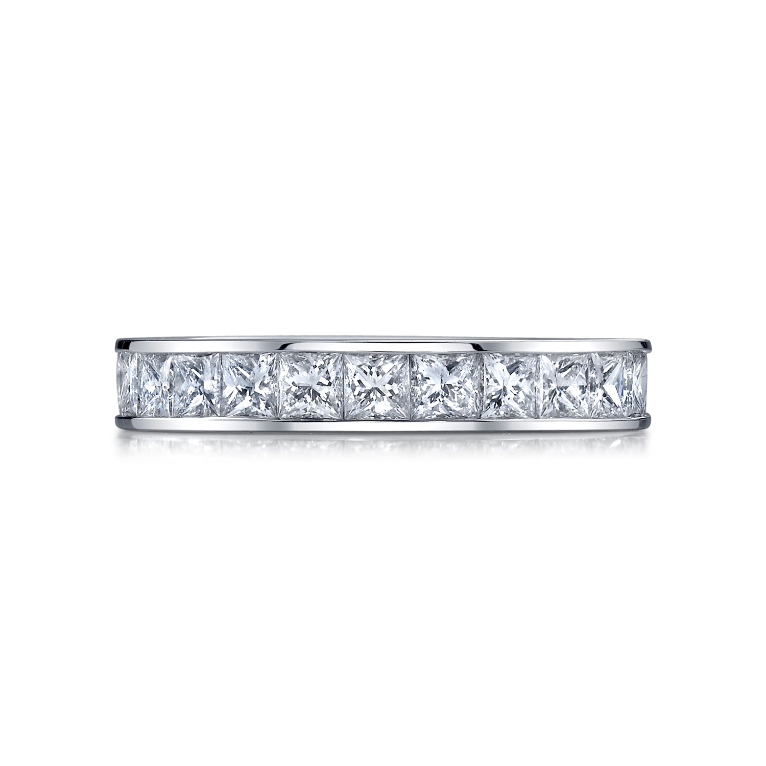 Platinum Diamond Eternity Band - 6438