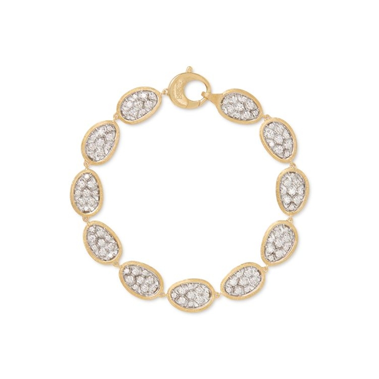 Marco Bicego 18K Yellow and White Gold Lunaria Diamond Bracelet - BB2263_B6_YW_Q6