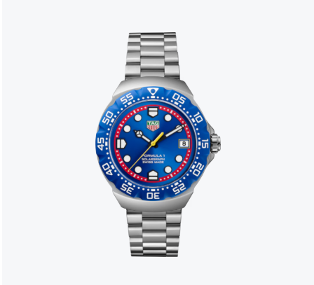 TAG HEUER FORMULA 1 ORACLE REB BULL RACING 38MM BLUE DIAL BRACELET - 3981