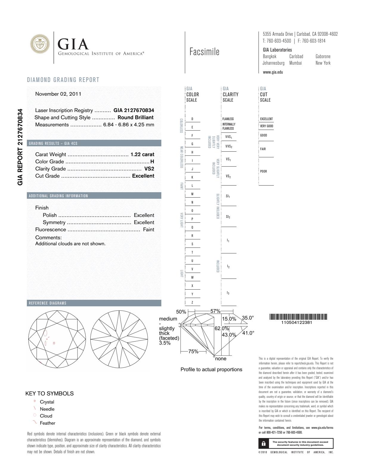 Rahaminov 18K White Gold Diamond Ring