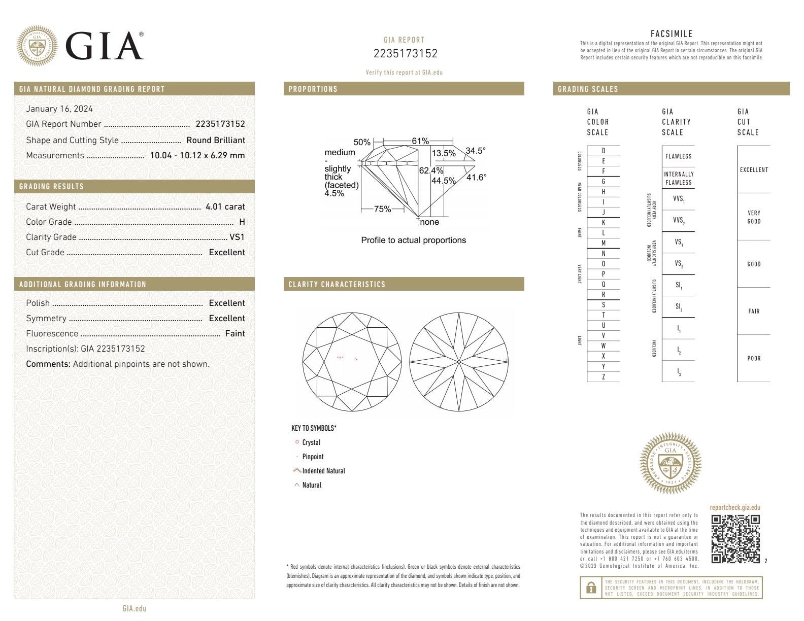 4.01CT RBC H VS1 EX GIA 123046021 - VMSJ474899