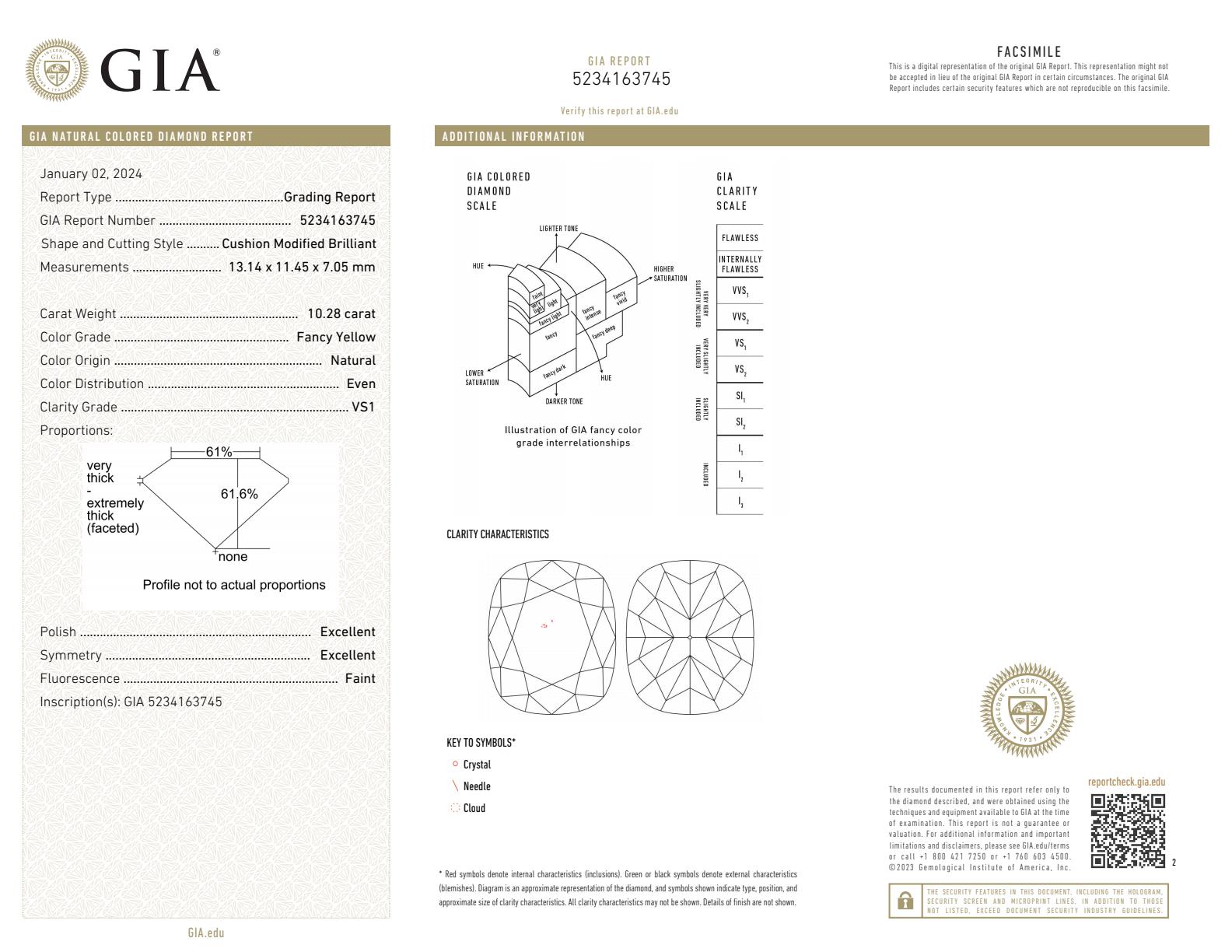 18K Yellow Gold Diamond Solitaire Ring